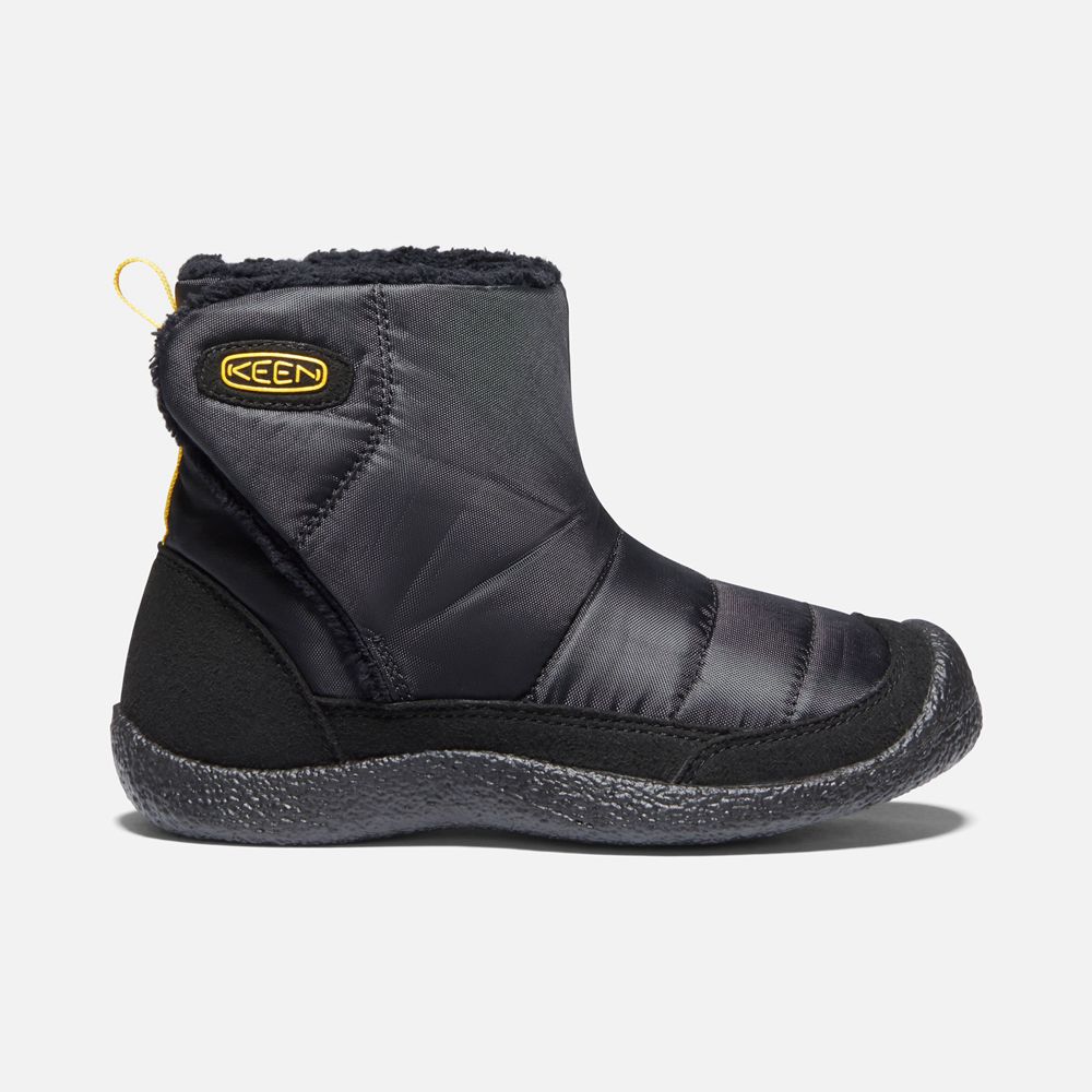 Keen Slip-On Bot Çocuk Siyah/Sarı - Howser Ii Boots - Türkiye JWFB23406